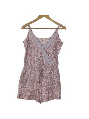 La vie en rose soft lace shortall liberty floral Loungewear gift lace
